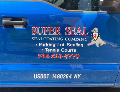 SuperSeal Sealcoating Vehicle Graphic