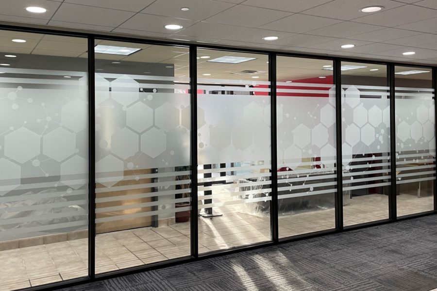 Thermo Fisher Scientific: Frosted Interior Window Vinyl