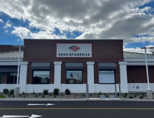 Bank Of America Outdoor Sign Box and Awnings